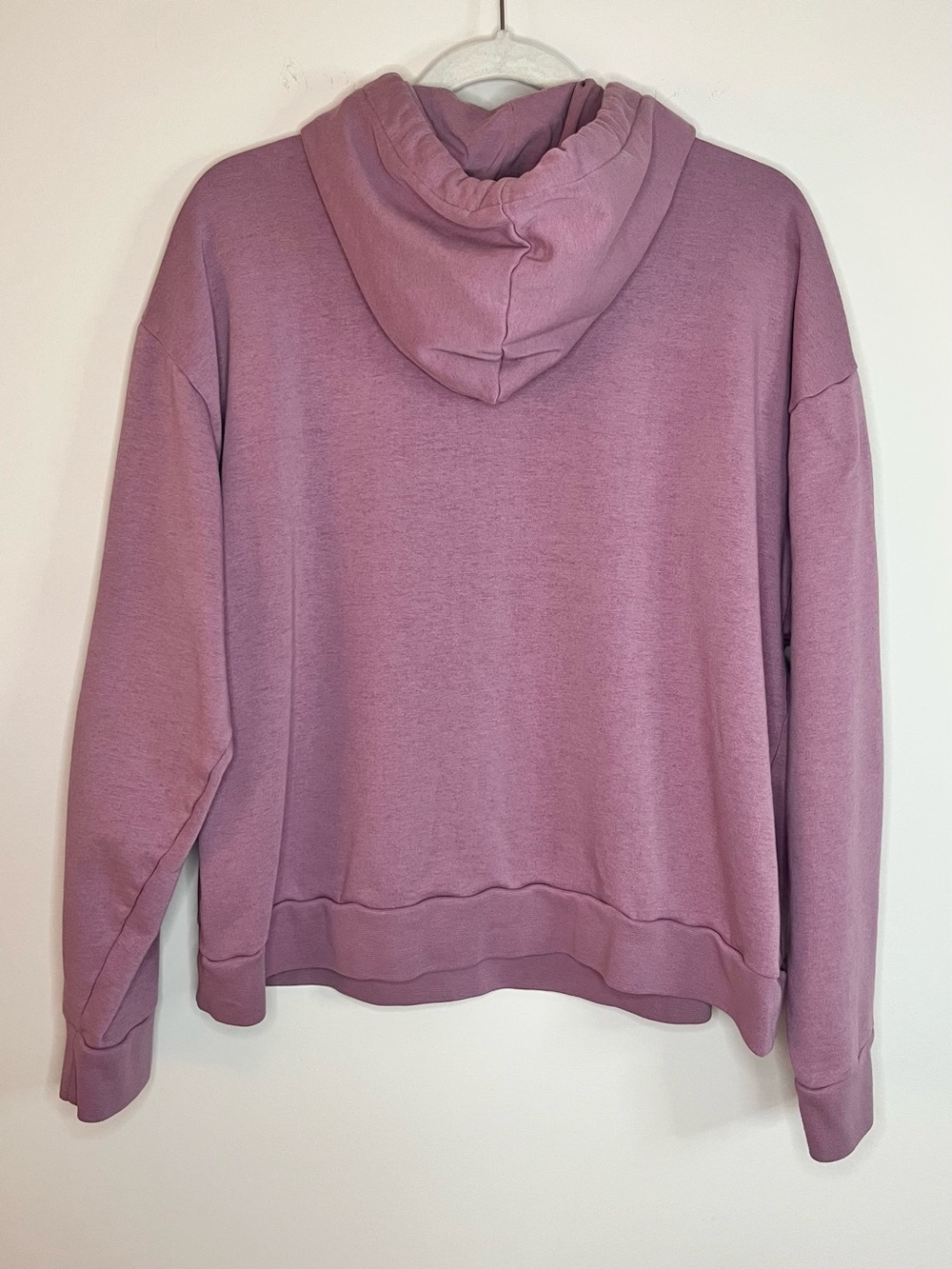 Outerknown Hightide Hoodie Mauve Purple Organic Cotton Pullover Sweatshirt Large - Picture 3 of 8